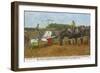 Harvesting in Algeria-null-Framed Art Print