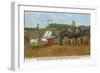 Harvesting in Algeria-null-Framed Art Print