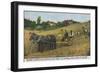 Harvesting in Finland-null-Framed Art Print