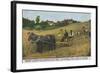 Harvesting in Finland-null-Framed Art Print