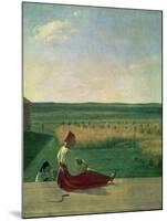 Harvesting in Summer, 1820s-Aleksei Gavrilovich Venetsianov-Mounted Giclee Print