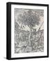 Harvesting of Pepper on Island of Java, Engraving from Universal Cosmology by Andre Thevet-null-Framed Giclee Print