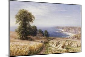 Harvesting on the Coast-Edmund George Warren-Mounted Giclee Print