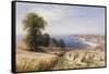 Harvesting on the Coast-Edmund George Warren-Framed Stretched Canvas