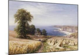 Harvesting on the Coast-Edmund George Warren-Mounted Giclee Print