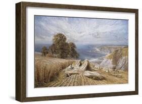 Harvesting on the South Coast-Edmund G. Warren-Framed Giclee Print