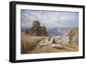 Harvesting on the South Coast-Edmund G. Warren-Framed Giclee Print