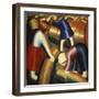 Harvesting Rye, c.1912-Kasimir Malevich-Framed Giclee Print