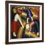 Harvesting Rye, c.1912-Kasimir Malevich-Framed Giclee Print