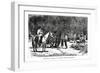 Harvesting the Coffee, Brazil, 19th Century-A de Neuville-Framed Giclee Print