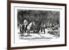 Harvesting the Coffee, Brazil, 19th Century-A de Neuville-Framed Giclee Print