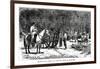 Harvesting the Coffee, Brazil, 19th Century-A de Neuville-Framed Giclee Print