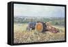 Harvesting Tractor, 1995-Martin Decent-Framed Stretched Canvas