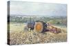 Harvesting Tractor, 1995-Martin Decent-Stretched Canvas