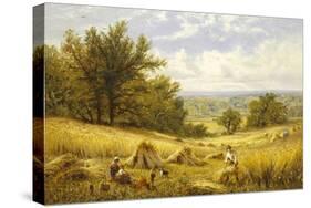 Harvesting-Alfred Augustus Glendenning-Stretched Canvas