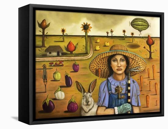 Harvey and the Excentric Farmer-Leah Saulnier-Framed Stretched Canvas