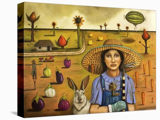 Harvey and the Excentric Farmer-Leah Saulnier-Stretched Canvas