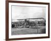 Harvey Crawford and Biplane at Tacoma (September 28, 1912)-Marvin Boland-Framed Giclee Print