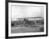 Harvey Crawford and Biplane at Tacoma (September 28, 1912)-Marvin Boland-Framed Giclee Print