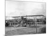 Harvey Crawford and Biplane at Tacoma (September 28, 1912)-Marvin Boland-Mounted Giclee Print