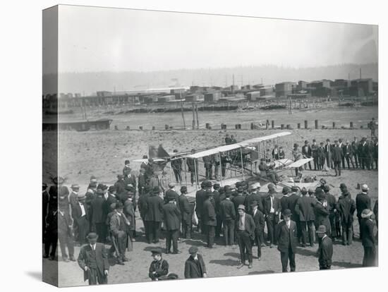 Harvey Crawford at Tacoma, 1912-Marvin Boland-Stretched Canvas