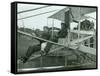 Harvey Crawford in Biplane, 1912-Marvin Boland-Framed Stretched Canvas