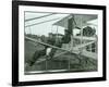 Harvey Crawford in Biplane, 1912-Marvin Boland-Framed Giclee Print