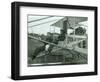 Harvey Crawford in Biplane, 1912-Marvin Boland-Framed Giclee Print