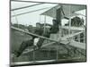 Harvey Crawford in Biplane, 1912-Marvin Boland-Mounted Giclee Print