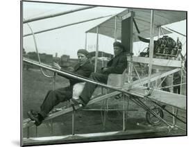 Harvey Crawford in Biplane, 1912-Marvin Boland-Mounted Giclee Print