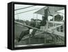 Harvey Crawford in Biplane, 1912-Marvin Boland-Framed Stretched Canvas