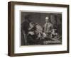 Harvey Demonstrating to Charles I His Theory of the Circulation of the Blood-Robert Hannah-Framed Giclee Print