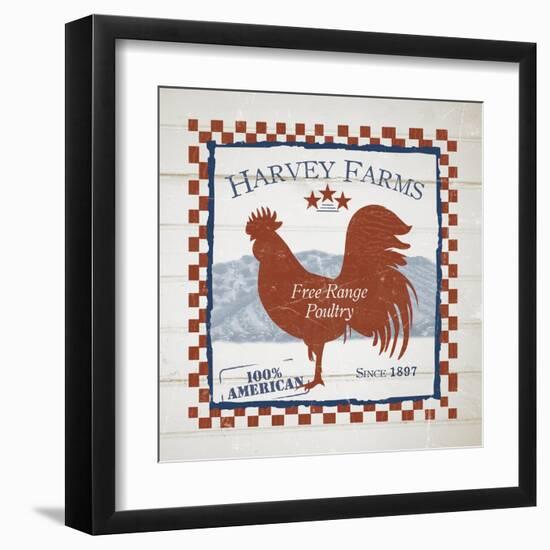 Harvey Farms Poultry-Diane Stimson-Framed Art Print