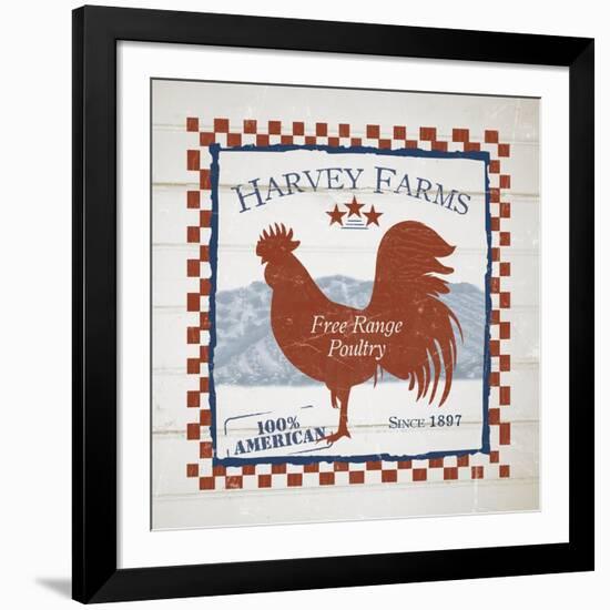 Harvey Farms Poultry-Diane Stimson-Framed Art Print