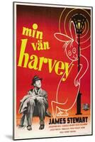 Harvey, James Stewart, Swedish Poster Art, 1950-null-Mounted Art Print