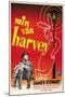 Harvey, James Stewart, Swedish Poster Art, 1950-null-Mounted Art Print