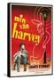 Harvey, James Stewart, Swedish Poster Art, 1950-null-Framed Stretched Canvas