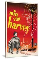 Harvey, James Stewart, Swedish Poster Art, 1950-null-Stretched Canvas