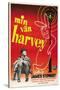 Harvey, James Stewart, Swedish Poster Art, 1950-null-Stretched Canvas