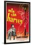 Harvey, James Stewart, Swedish Poster Art, 1950-null-Framed Art Print