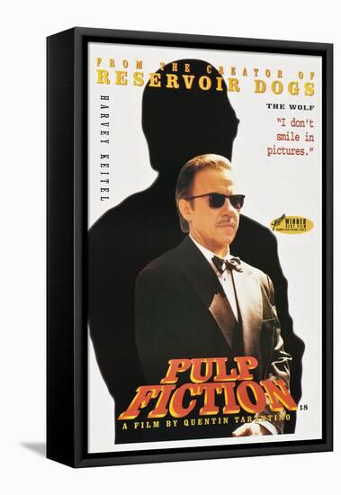 HARVEY KEITEL. "Pulp Fiction" [1994], directed by QUENTIN TARANTINO.-null-Framed Stretched Canvas