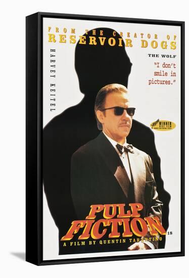 HARVEY KEITEL. "Pulp Fiction" [1994], directed by QUENTIN TARANTINO.-null-Framed Stretched Canvas