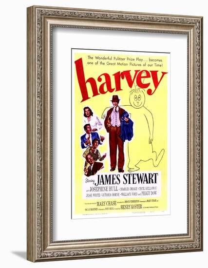 Harvey - Movie Poster Reproduction-null-Framed Photo