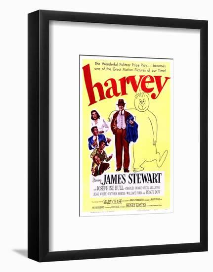 Harvey - Movie Poster Reproduction-null-Framed Photo