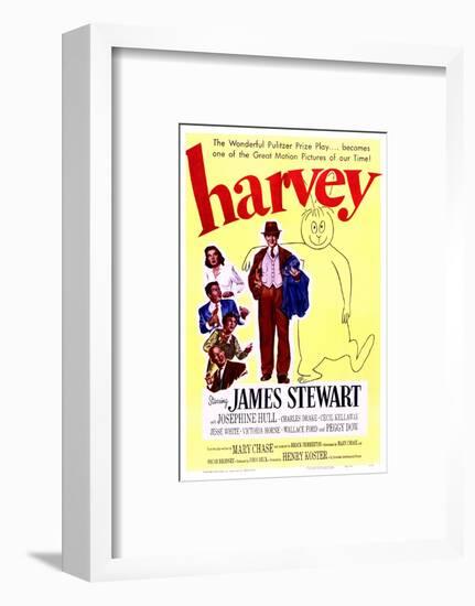 Harvey - Movie Poster Reproduction-null-Framed Photo