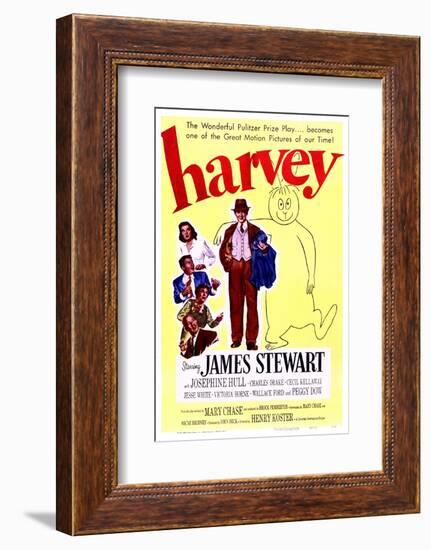 Harvey - Movie Poster Reproduction-null-Framed Photo