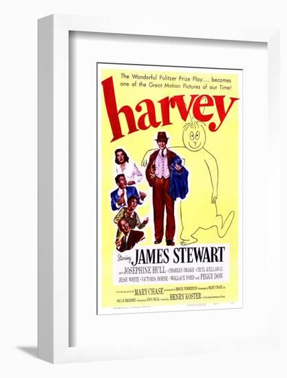 Harvey - Movie Poster Reproduction-null-Framed Photo