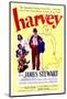 Harvey - Movie Poster Reproduction-null-Mounted Photo