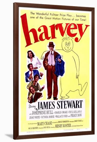 Harvey - Movie Poster Reproduction-null-Framed Photo