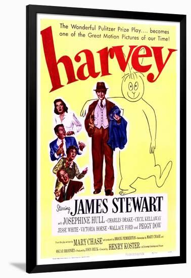 Harvey - Movie Poster Reproduction-null-Framed Photo